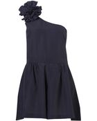 Topshop Corsage One Shoulder Playsuit - Lyst