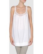 Emporio Armani Tops - Lyst