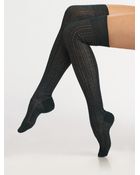 Maria La Rosa Semi-sheer Over-the-knee Socks - Lyst