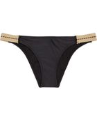Vix Juta Woven-trimmed Bikini Briefs - Lyst