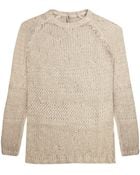 Iro Gaia Cream Knitted Sweater - Lyst
