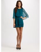 Alice + Olivia Petunia Bell Sleeve Dress - Lyst