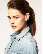 ASOS Collection Asos Wing Star Ear Cuff - Lyst
