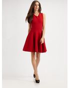 Saint Laurent Criss Cross Back Dress - Lyst