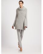 Donna Karan New York Seamed Cotton Pants - Lyst