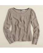 J.Crew Talia Top in Silk - Lyst