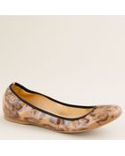 J.Crew Lula Leopard Ballet Flats - Lyst