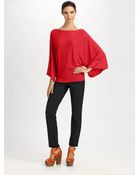 Ralph Lauren Black Label Kimono Sleeve Boatneck Top - Lyst