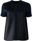Raoul Graphic Leather Tee - Lyst