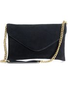 J.Crew Invitation Clutch in Suede - Lyst