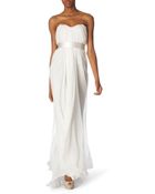 Alexander McQueen Bustier Gown White - Lyst