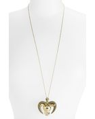 Belle Noel Rams Head Locket Necklace - Lyst