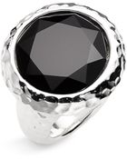 Simon Sebbag Faceted Black Onyx Hammered Stone Ring - Lyst