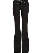 Burberry Brit Mid-rise Flared Jeans - Lyst