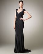 Donna Karan New York Open-back Jersey Gown - Lyst