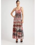 Jean Paul Gaultier Tiered Tulle Maxi Dress - Lyst