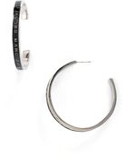 Marc By Marc Jacobs Classic Marc Hoop Earrings - Lyst
