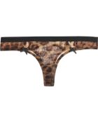 Roberto Cavalli Leopard-print Tulle Hipster Briefs - Lyst