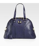 Saint Laurent Ysl Large Muse Handbag - Lyst