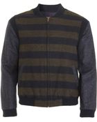 Opening Ceremony Stripe Varsity Jacket - Lyst