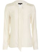 Rag & Bone Neely Blouse -ivory - Lyst