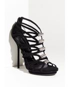 Gucci Jenna Caged Platform Sandal - Lyst