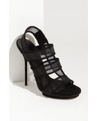 Gucci Mesh Strap Sandal - Lyst