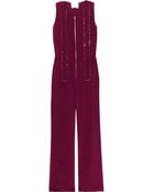 3.1 Phillip Lim Embellished Silk-crepe Jumpsuit - Lyst