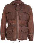 Bottega Veneta Short Hooded Anorak - Lyst