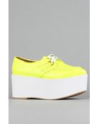 Jeffrey Campbell The Bundy Shoe in Neon Yellow - Lyst