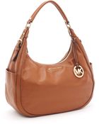 Michael Kors Large Bedford Shoulder Bag, Luggage - Lyst