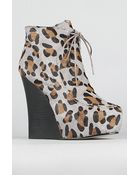 Senso Diffusion The Latrice Shoe in Gray Leopard - Lyst