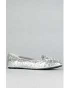 Senso Diffusion The Esta Flat in Silver Glitter - Lyst