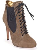 Delman Sam Edelman Rowin Platform Booties - Lyst