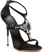 Giuseppe Zanotti Jeweled Evening Sandals - Lyst