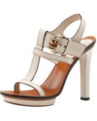 Gucci Gwen High Heel Platform Sandal - Lyst