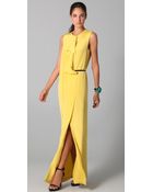 3.1 Phillip Lim Warped Front Belted Gown - Lyst