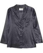 Aubin & Wills Harford Polka-Dot Silk-Blend Pajama Shirt - Lyst