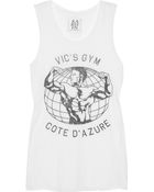 Zoe Karssen Vics Gym Cotton and Modal-blend Tank - Lyst