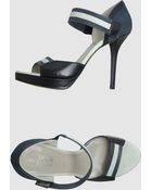 Armani Platform Sandals - Lyst