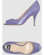 D&G Pumps with Open Toe - Lyst