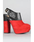 Dolce Vita The Joanna Shoe in Red Suede - Lyst