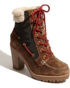Sperry Top-sider Shearling Trinity Boot - Lyst