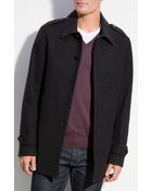 Burberry Wool Blend Coat - Lyst