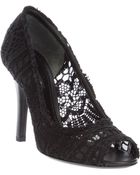 Dolce & Gabbana Lace Pump - Lyst