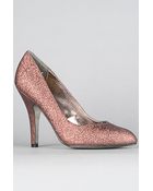 Dv By Dolce Vita The Notty Shoe in Copper Glitter - Lyst