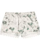 Erdem Catrina Floral-print Silk-satin Shorts - Lyst