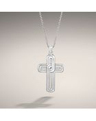 John Hardy Cross Pendant On Chain Necklace - Lyst