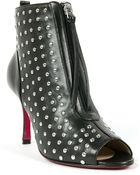 Luciano Padovan Studded Bootie - Lyst