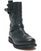 Rag & Bone Classic Moto Leather Booties - Lyst